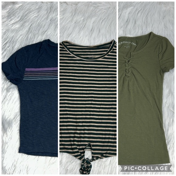 American Eagle Outfitters Tops - American Eagle and Aeropostale T-Shirt Bundle size XS